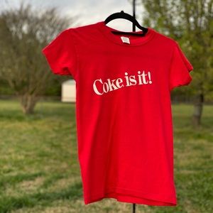 Coca Cola Vintage Youth Shirt Size Large